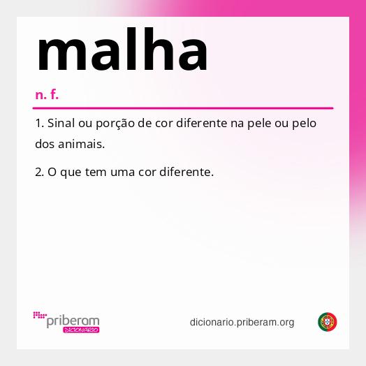 Significado de malha